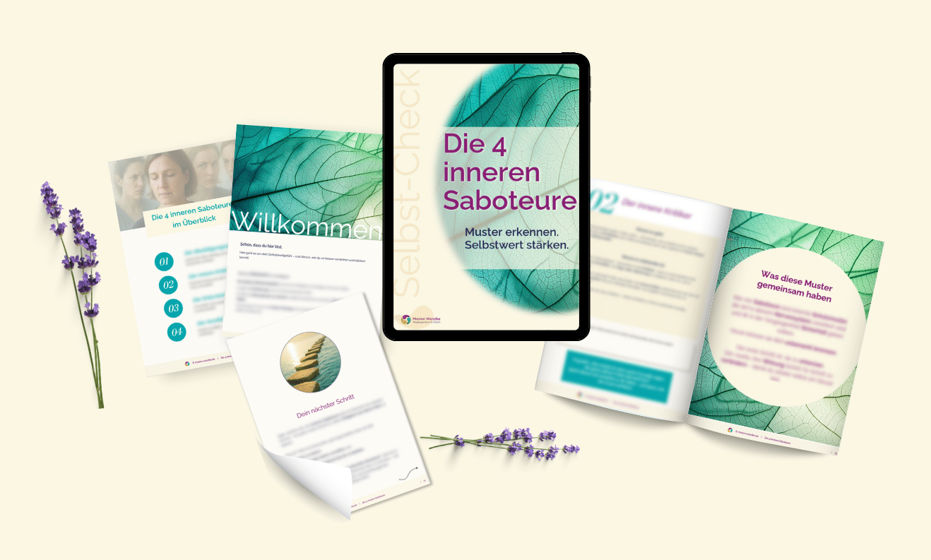 Produktbild: Selbst-Check "Die 4 inneren Saboteure"