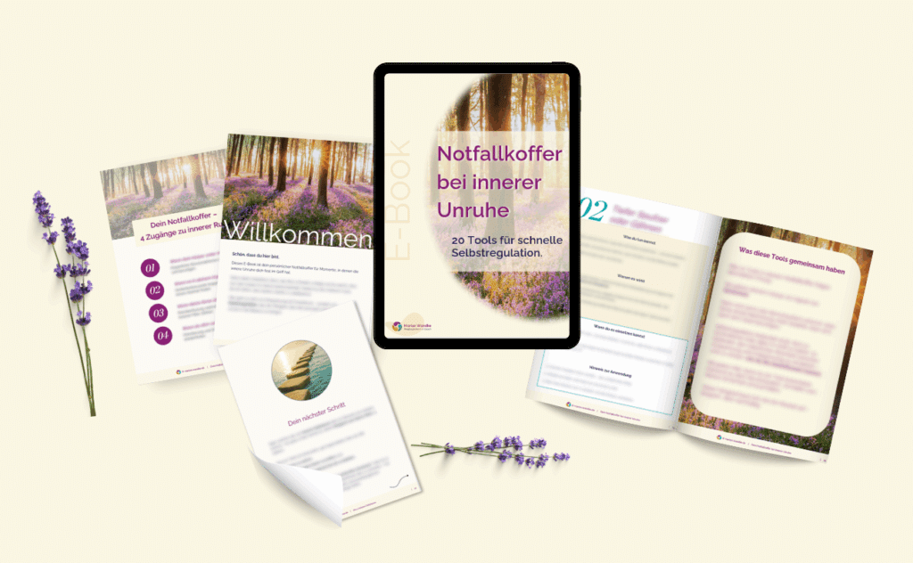 Produktbild E-Book "Notfallkoffer bei innerer Unruhe"